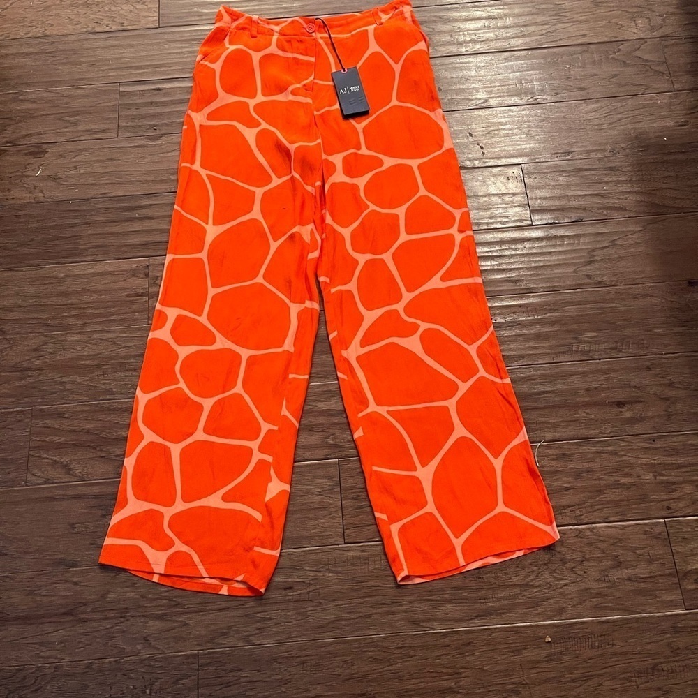 Armani Jeans Pantalone in Rosso Red